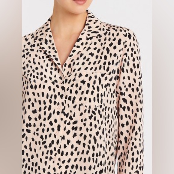 Rails Silk Rebel Shirt - Blush Spotted - Picture 9 of 11